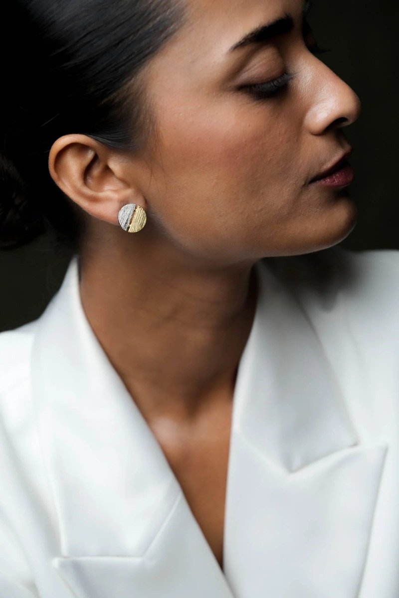 Puces d'oreilles Yin Yang