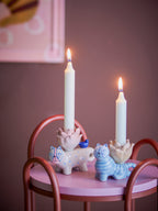 Missy - Candle Holder - Multicolour - Stoneware
