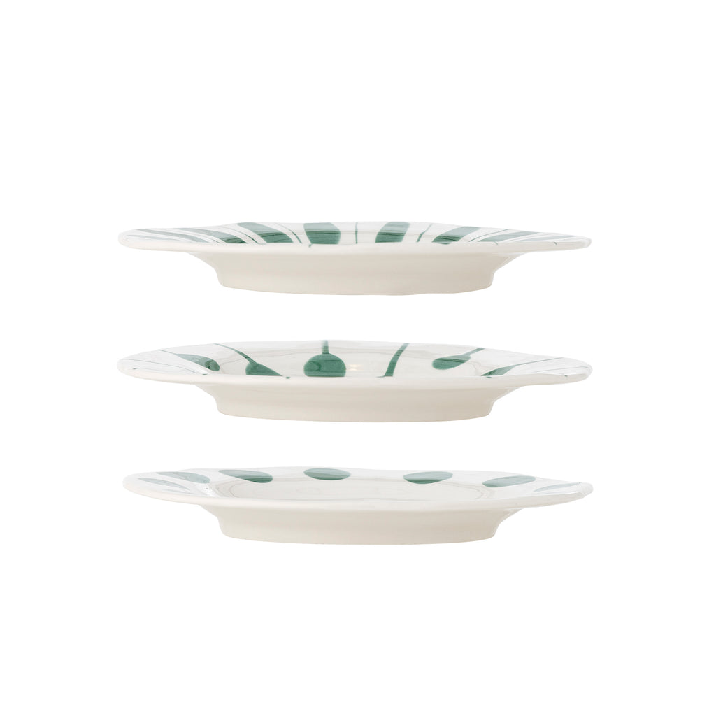Linora - Plato - Verde - Gres