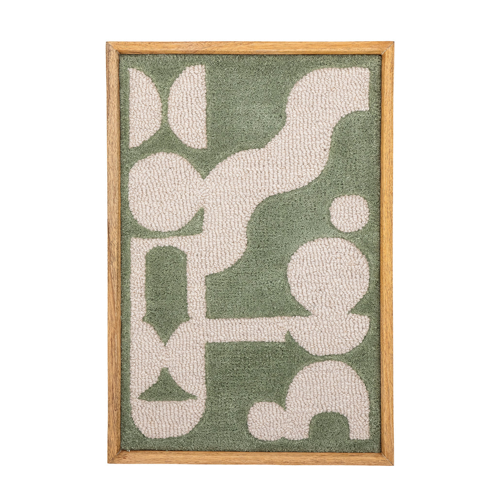Longton - Wall Decoration - Green - Wool