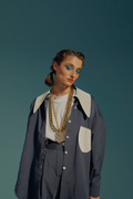 Chemise The Gangster Uniform - Blue Jean
