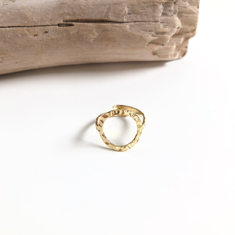 Anillo "Círculo" de acero Instants-plaisirs 