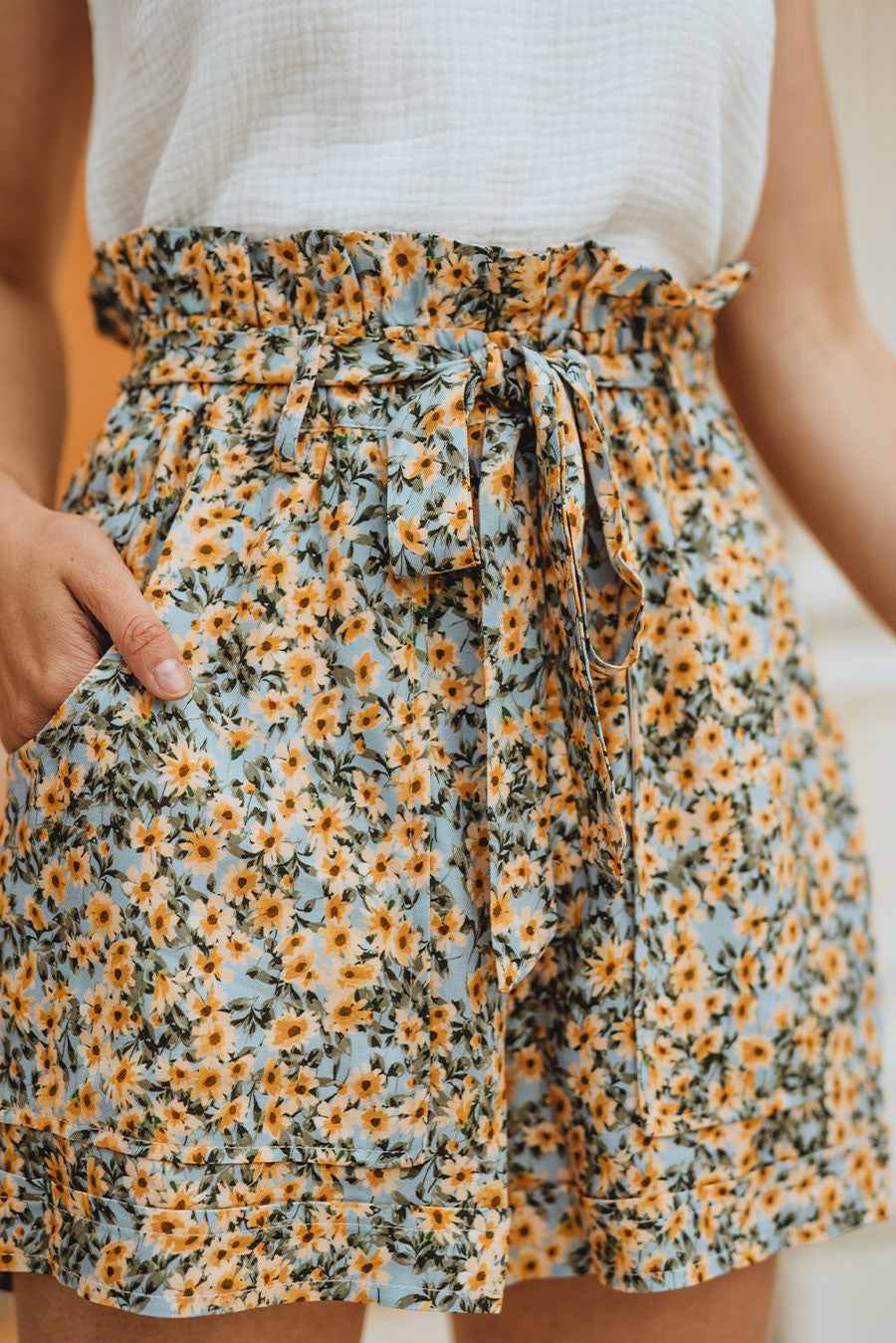 Short Ulysse Marguerite Jaune