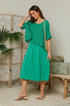 Vestido - Verde - Mujer