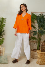 Top - Naranja - Mujer