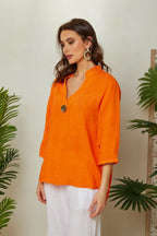Top - Naranja - Mujer