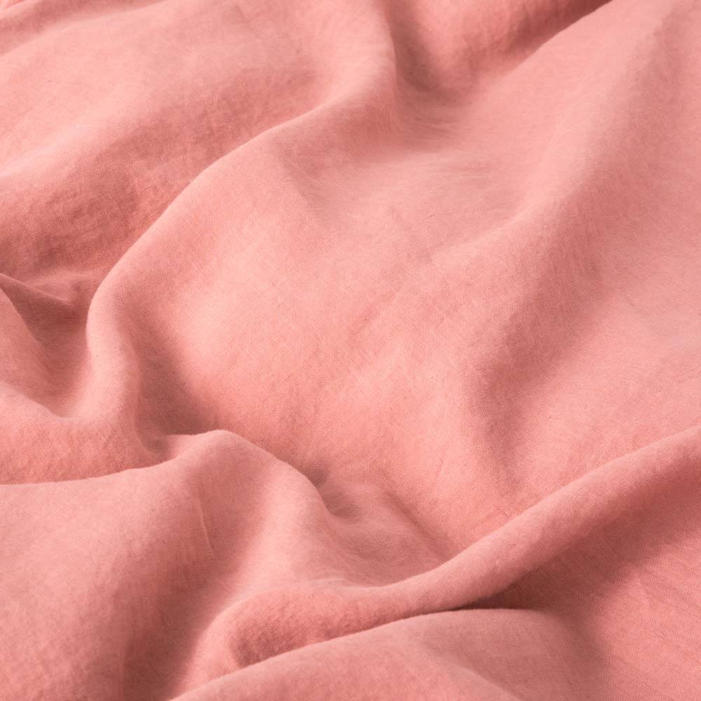 2 fundas de almohada de lino lavado - rosa viejo - MOST - The Bradery