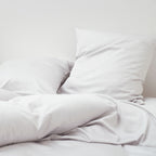 2 Cotton Satin Pillowcases - Pebble - MOST - The Bradery