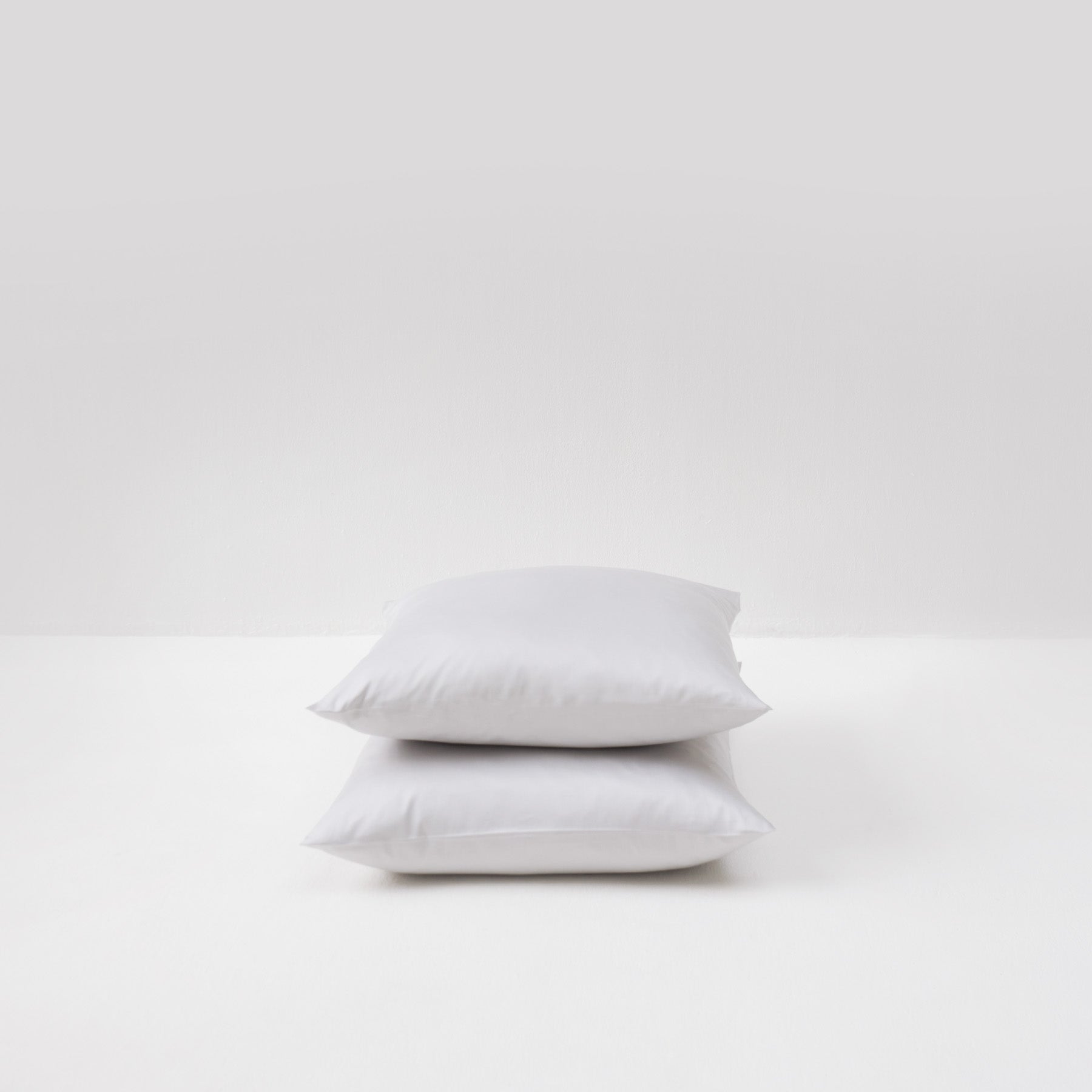 2 Cotton Satin Pillowcases - Pebble - MOST - The Bradery