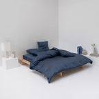 2 Cotton Satin Pillowcases - Storm - MOST - The Bradery