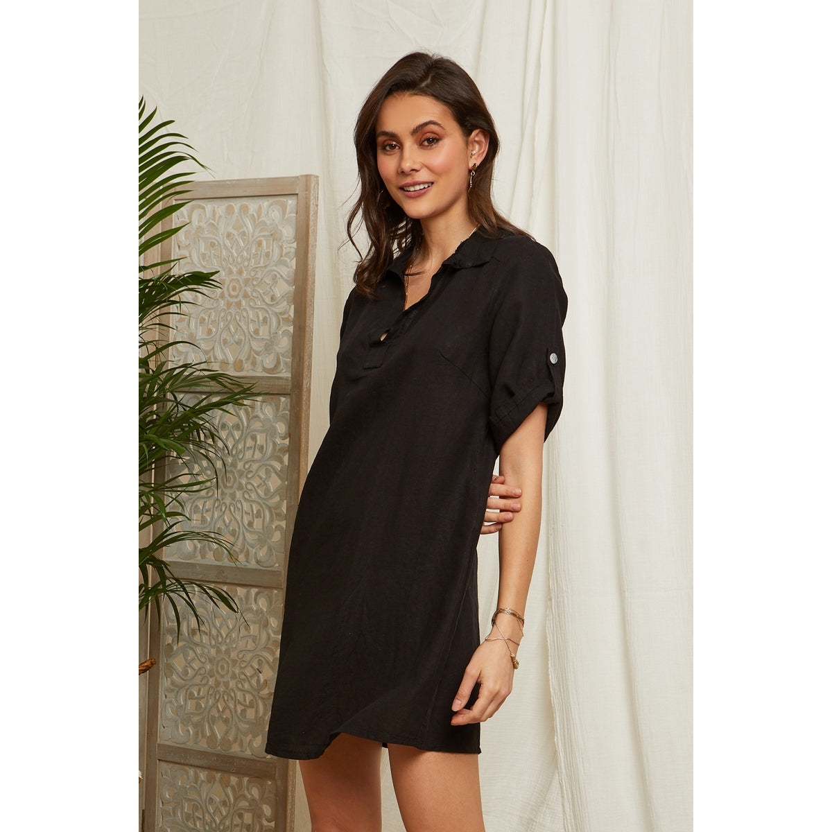 Vestido - Negro - Mujer