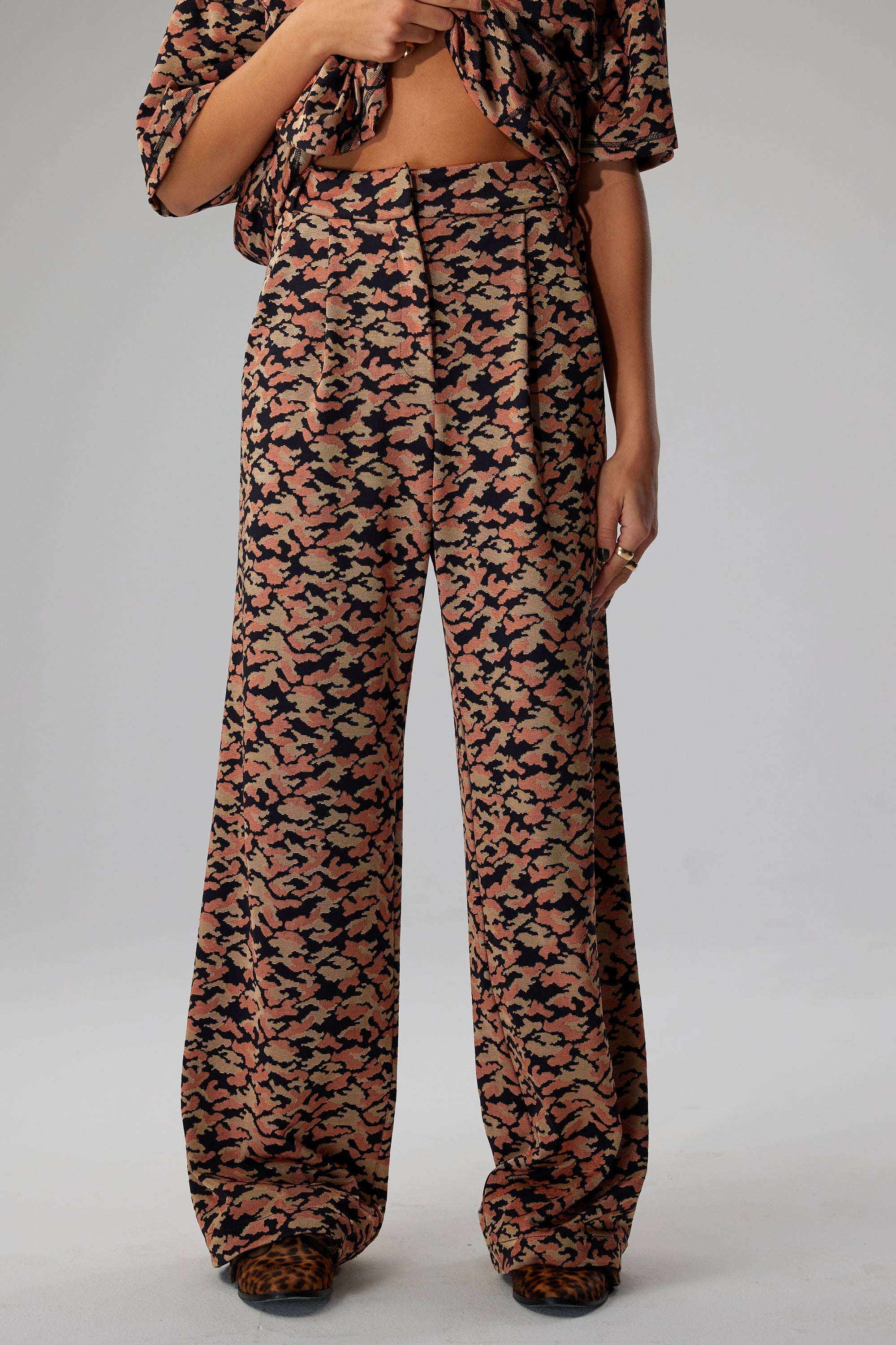 Pantalon Moor En Maille Féline