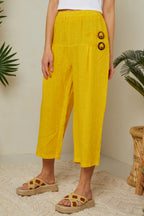 Pantalones - Azafrán - Mujer