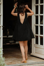 Robe Fanny Noir Coton