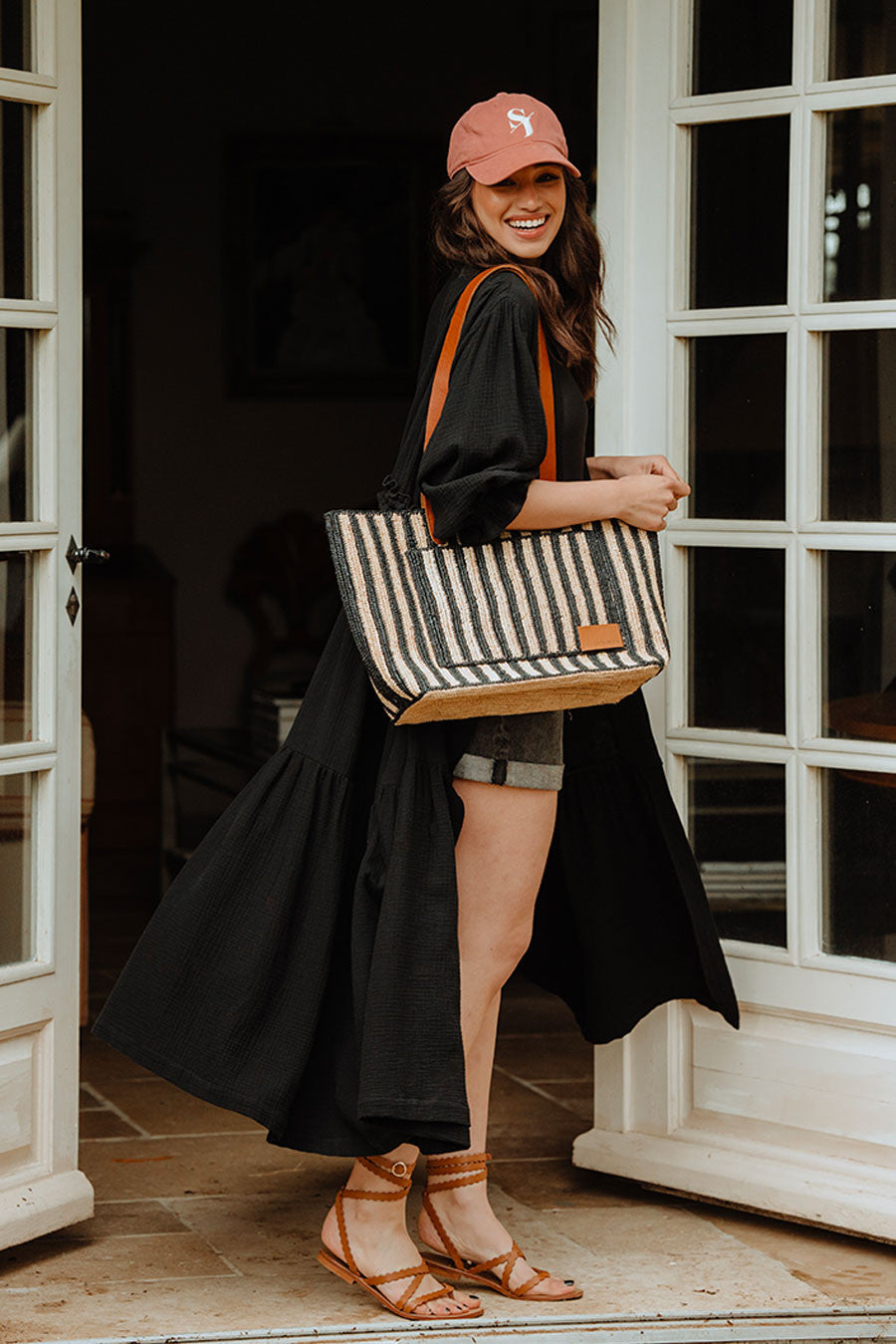 Kimono Bao Noir Coton