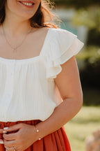 Blouse Suzanne Blanc Coton