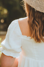 Robe Zoé Blanc Coton