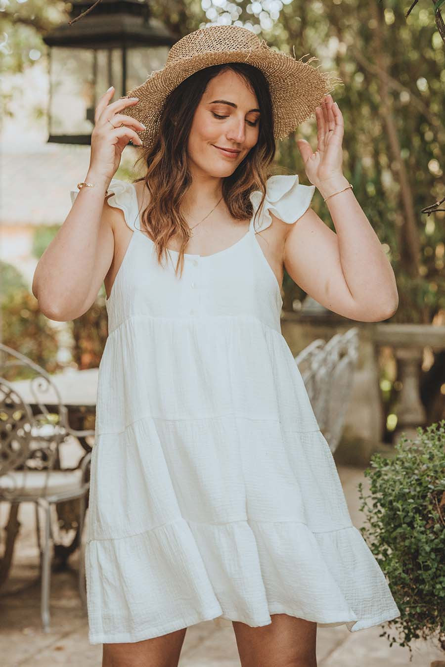 Robe Louana Blanc Coton