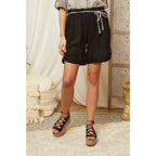 Pantalones cortos negros - Mujer