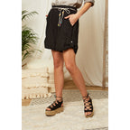 Pantalones cortos negros - Mujer