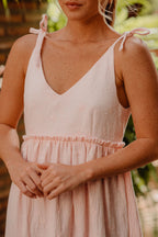 Robe Salma Rose Brodé