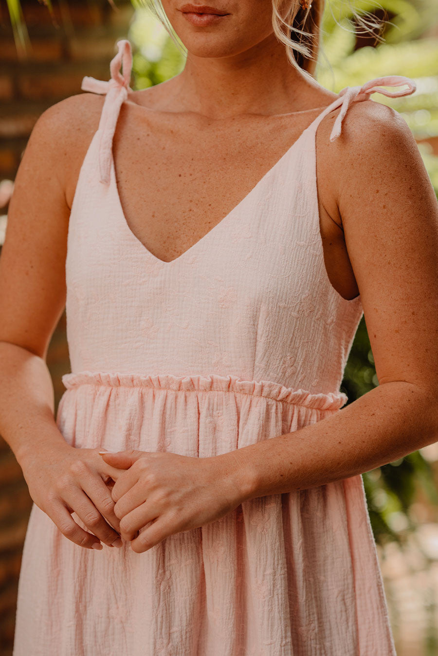 Robe Salma Rose Brodé