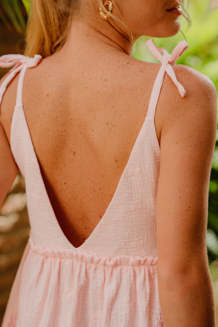 Robe Salma Rose Brodé