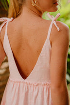 Robe Salma Rose Brodé