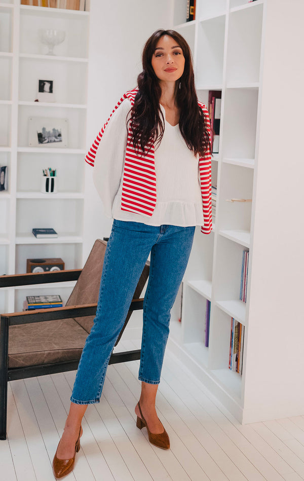 Blouse Sully Blanc Coton