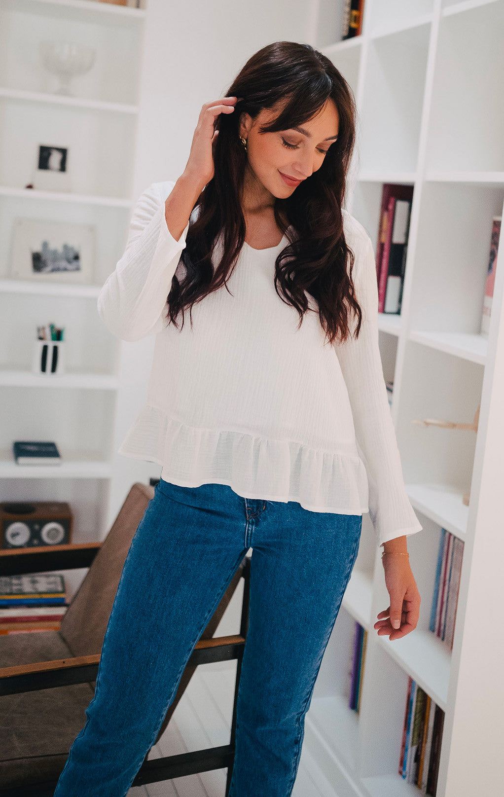 Blouse Sully Blanc Coton