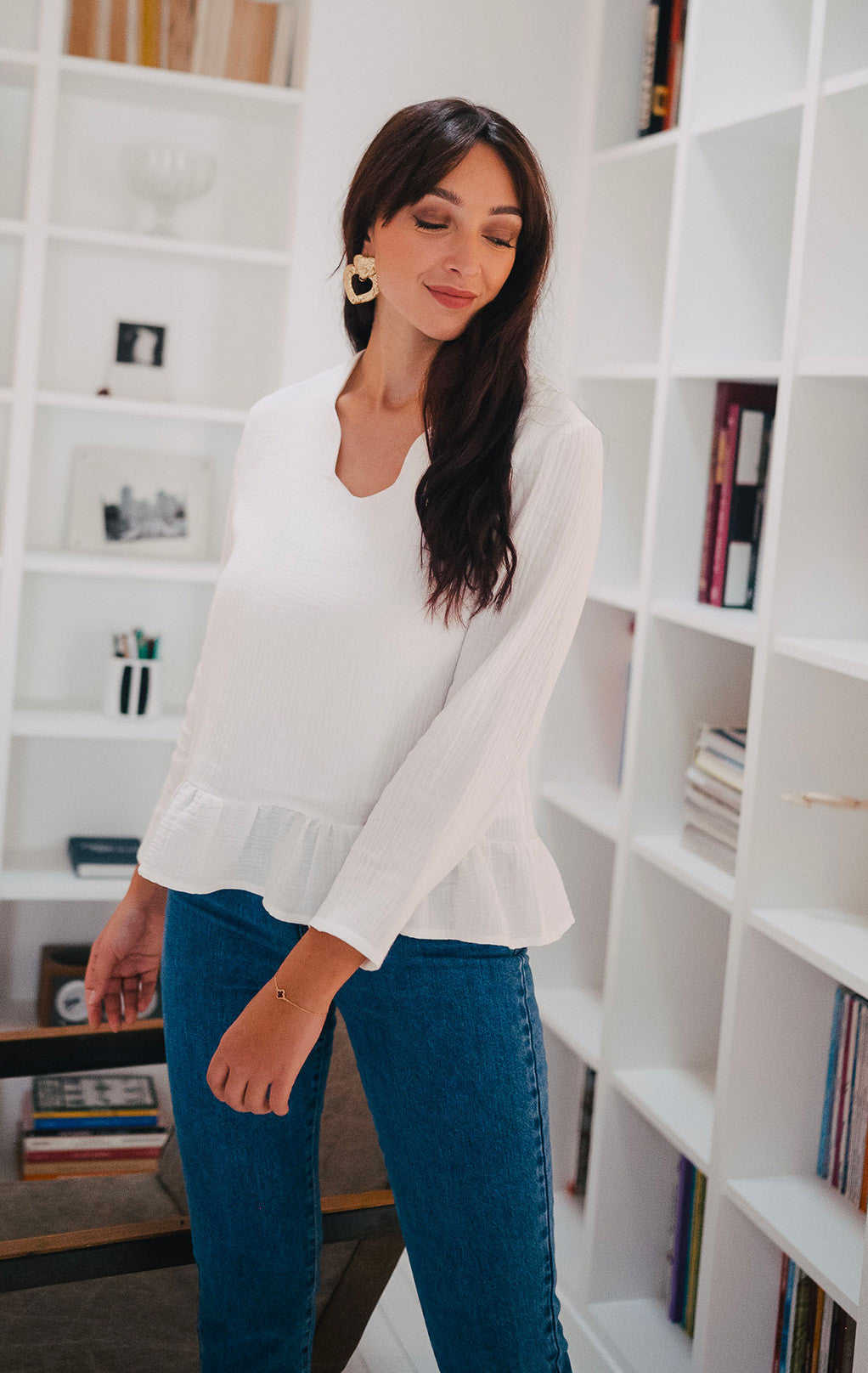 Blouse Sully Blanc Coton