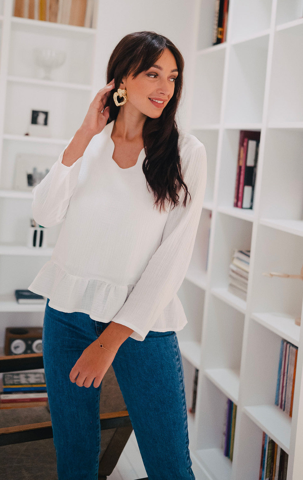 Blouse Sully Blanc Coton