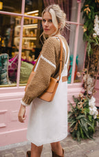 Manoa White Denim Dungaree