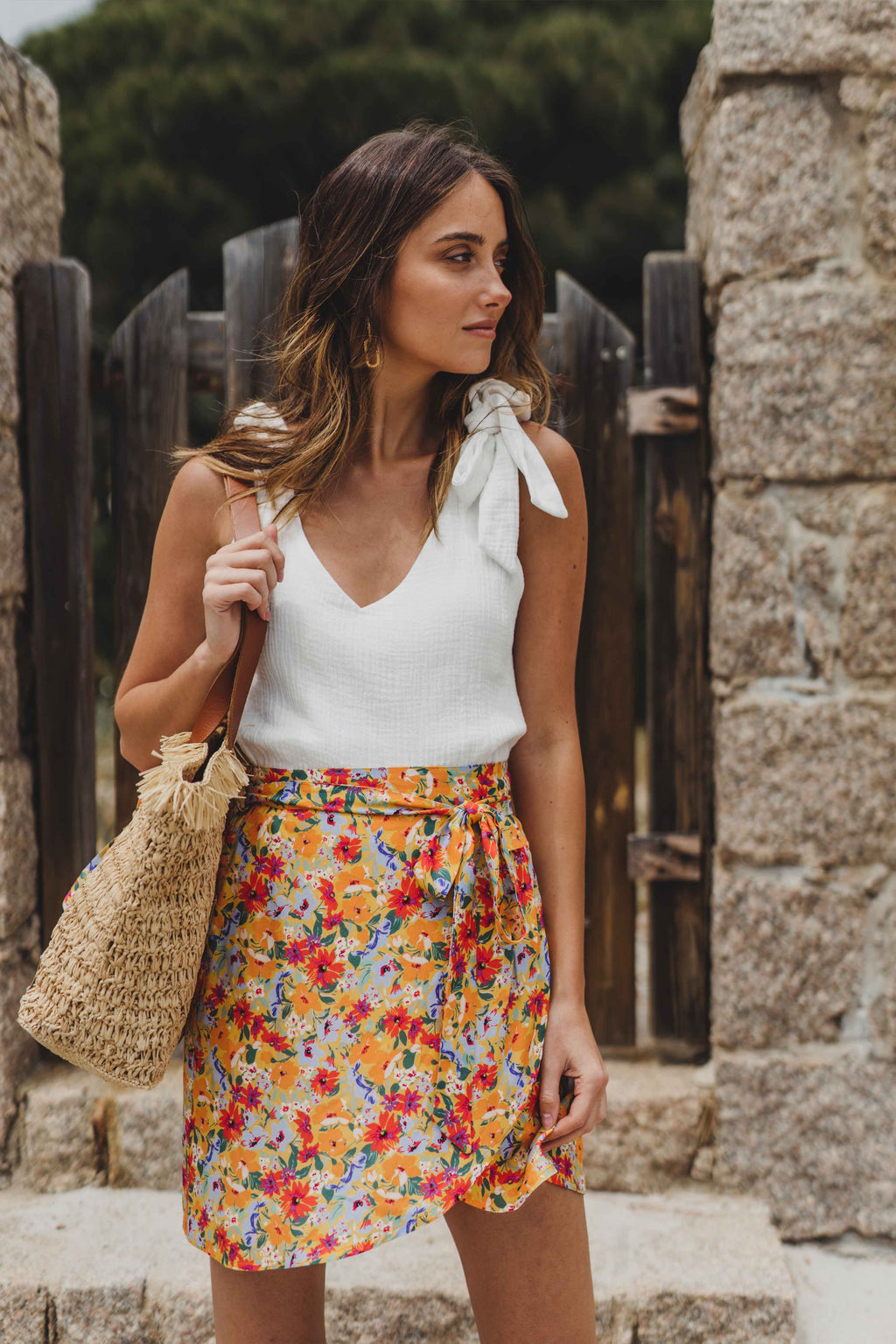 Jupe Yseult Fleur D Été