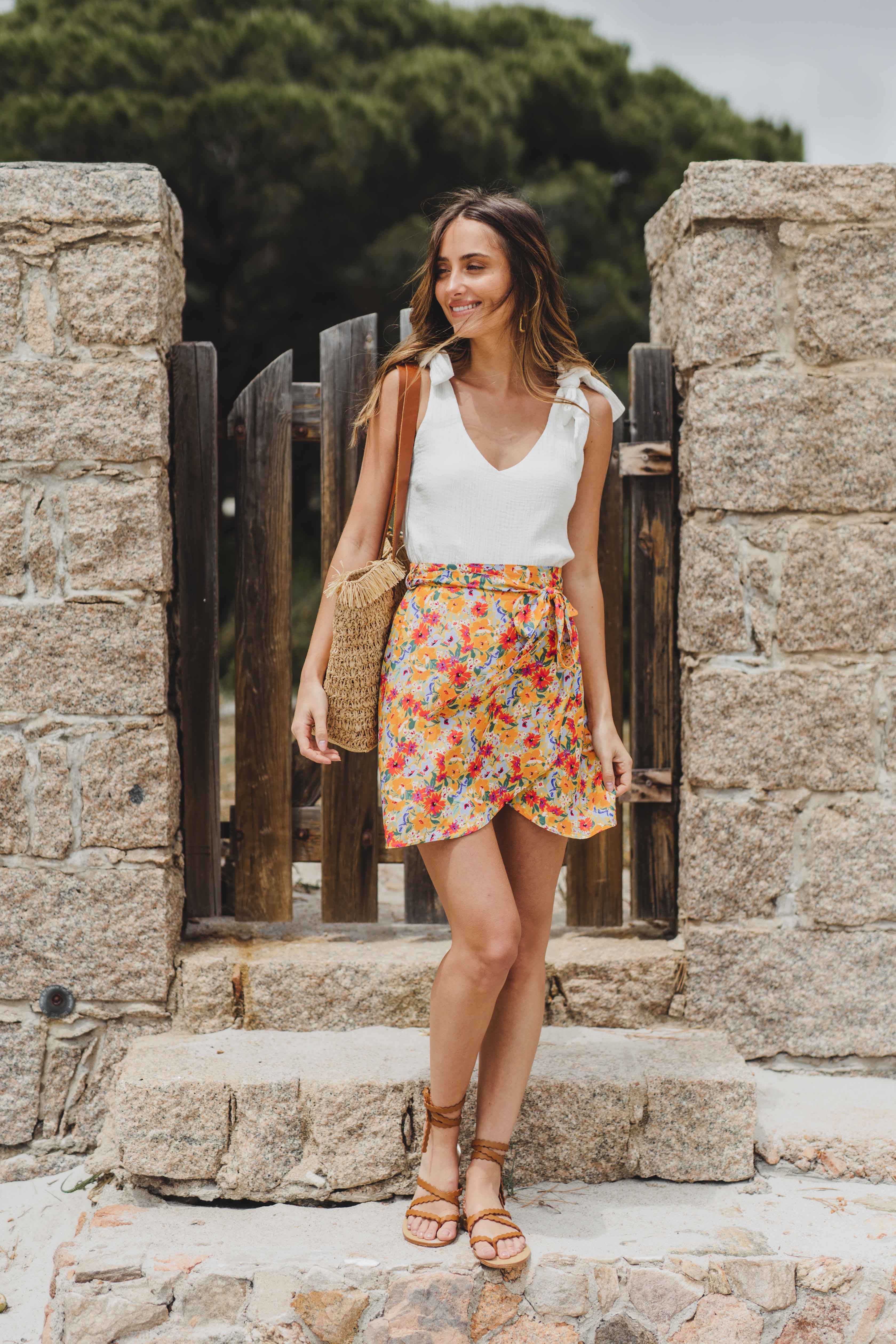 Jupe Yseult Fleur D Été