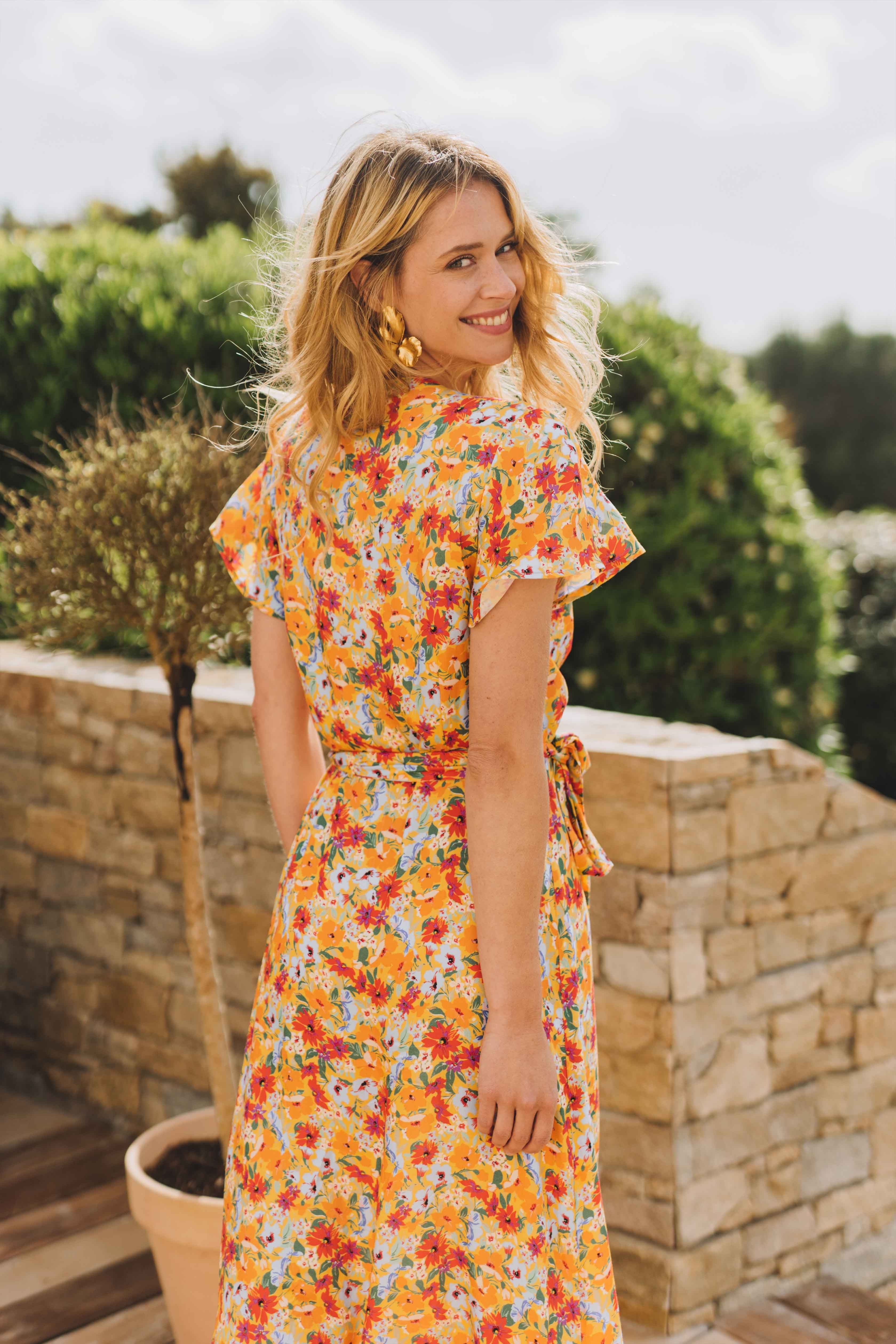 Robe Amalia Fleur D Été