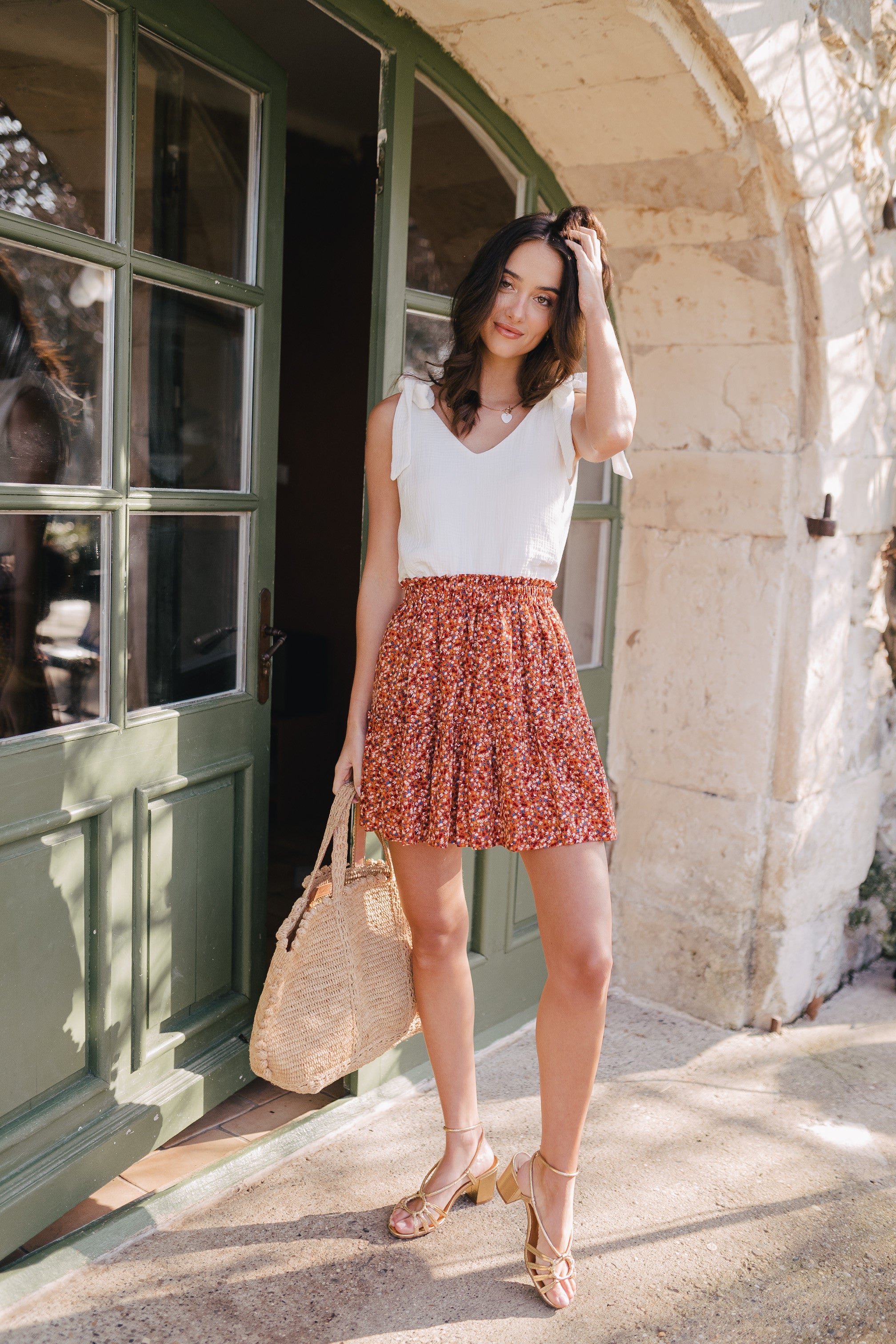 Skirt Edma Liberty Mandarine