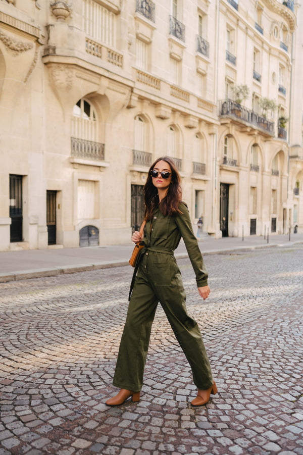 Combinaison Morgane Gabardine Kaki