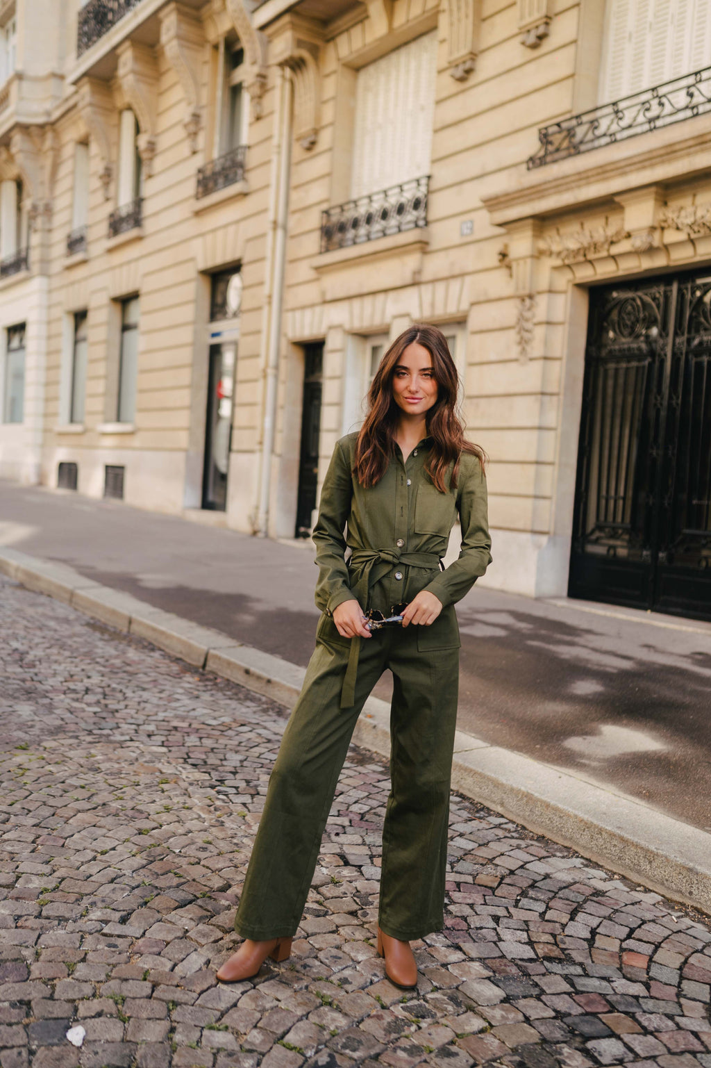 Combinaison Morgane Gabardine Kaki