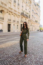 Combinaison Morgane Gabardine Kaki