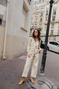 Jumpsuit Morgane Beige Gabardine