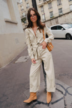 Jumpsuit Morgane Beige Gabardine