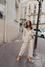 Jumpsuit Morgane Beige Gabardine