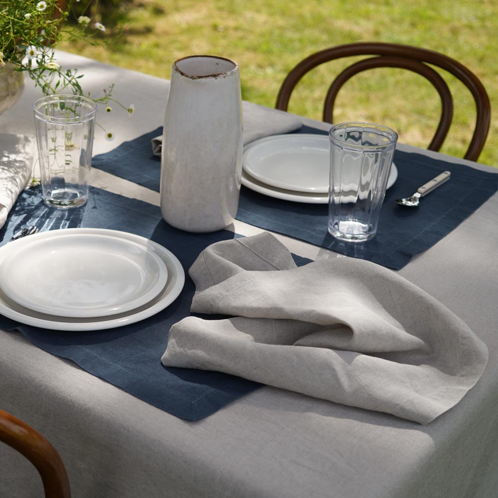 4 Washed Linen Napkins - Natural - MOST - The Bradery