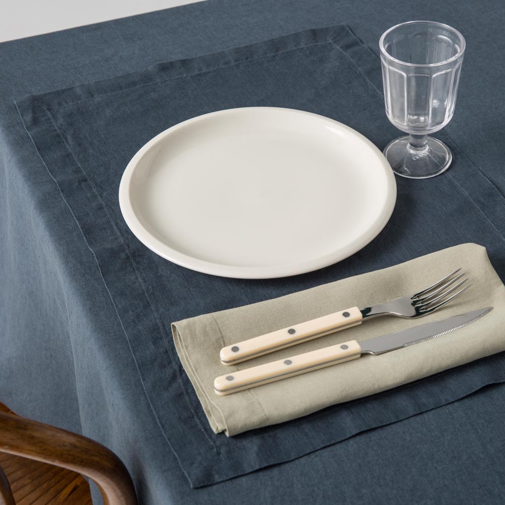 4 Washed Linen Sets - Storm - MOST - The Bradery