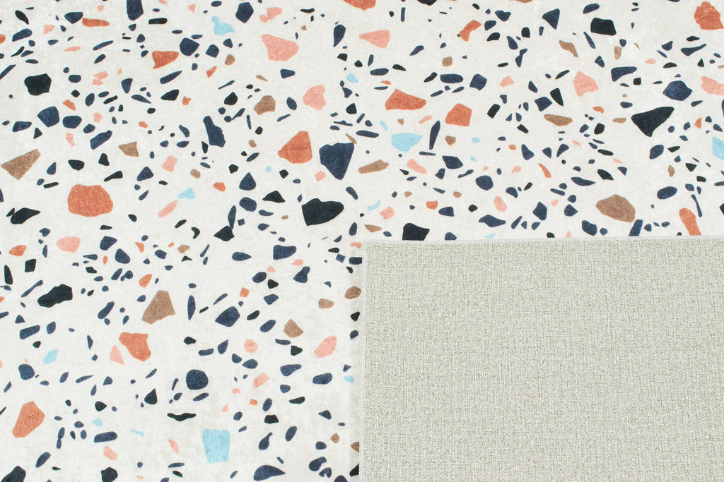 Almafie - Tapis De Salle De Bain - Polyester Imprimé - Multicolore