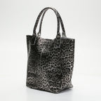 Sac À Main Yana - Motif Leopard Noir