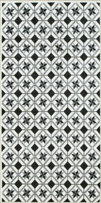 Azulejo 754 Rug - Black