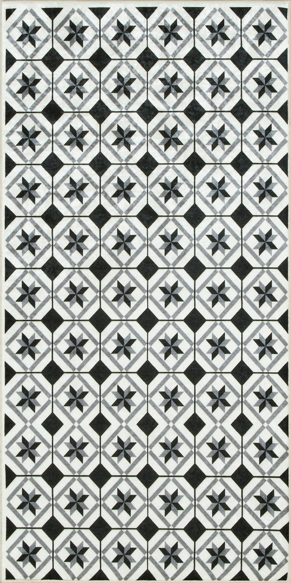 Azulejo 754 Rug - Black