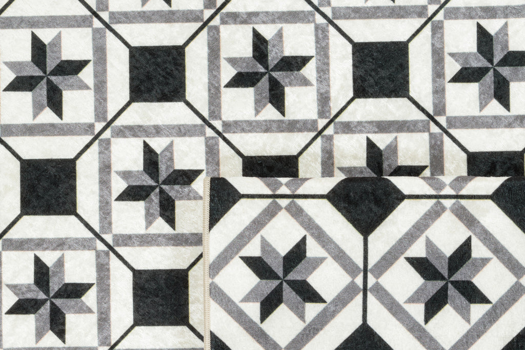 Azulejo 754 Rug - Black